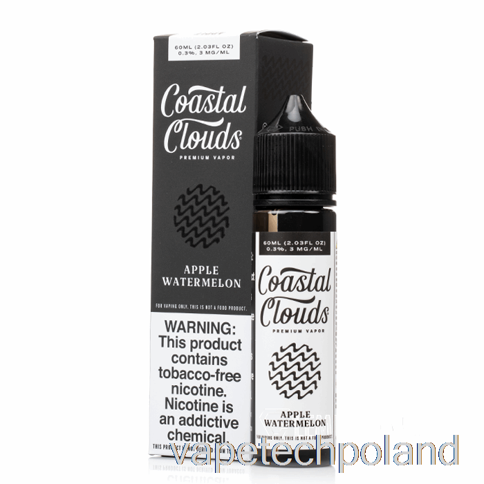 Vape Shop Warszawa Jabłko Arbuz - Coastal Clouds Co. - 60ml 0mg